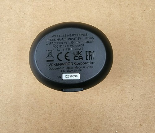 JVC HA-A5T GUMY MINI, CHARGING CASE ONLY, BLACK - 第 3/3 張圖片