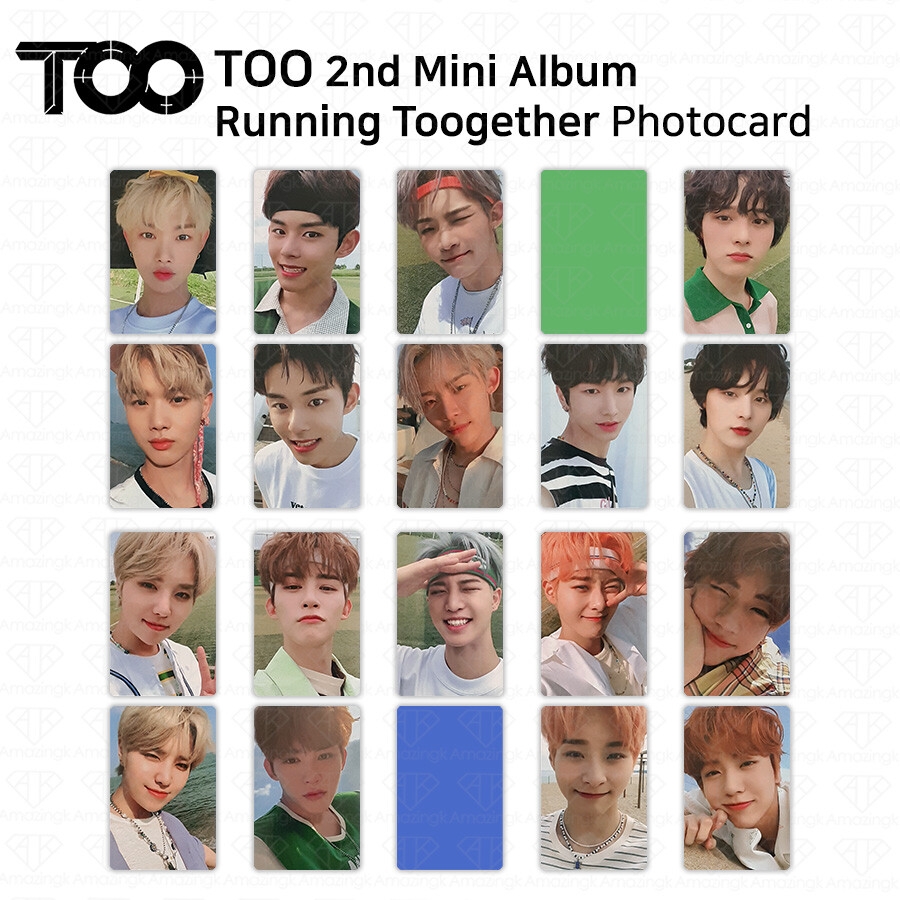 TOO 2nd Mini Album Running Toogether Official Photocard KPOP K-POP