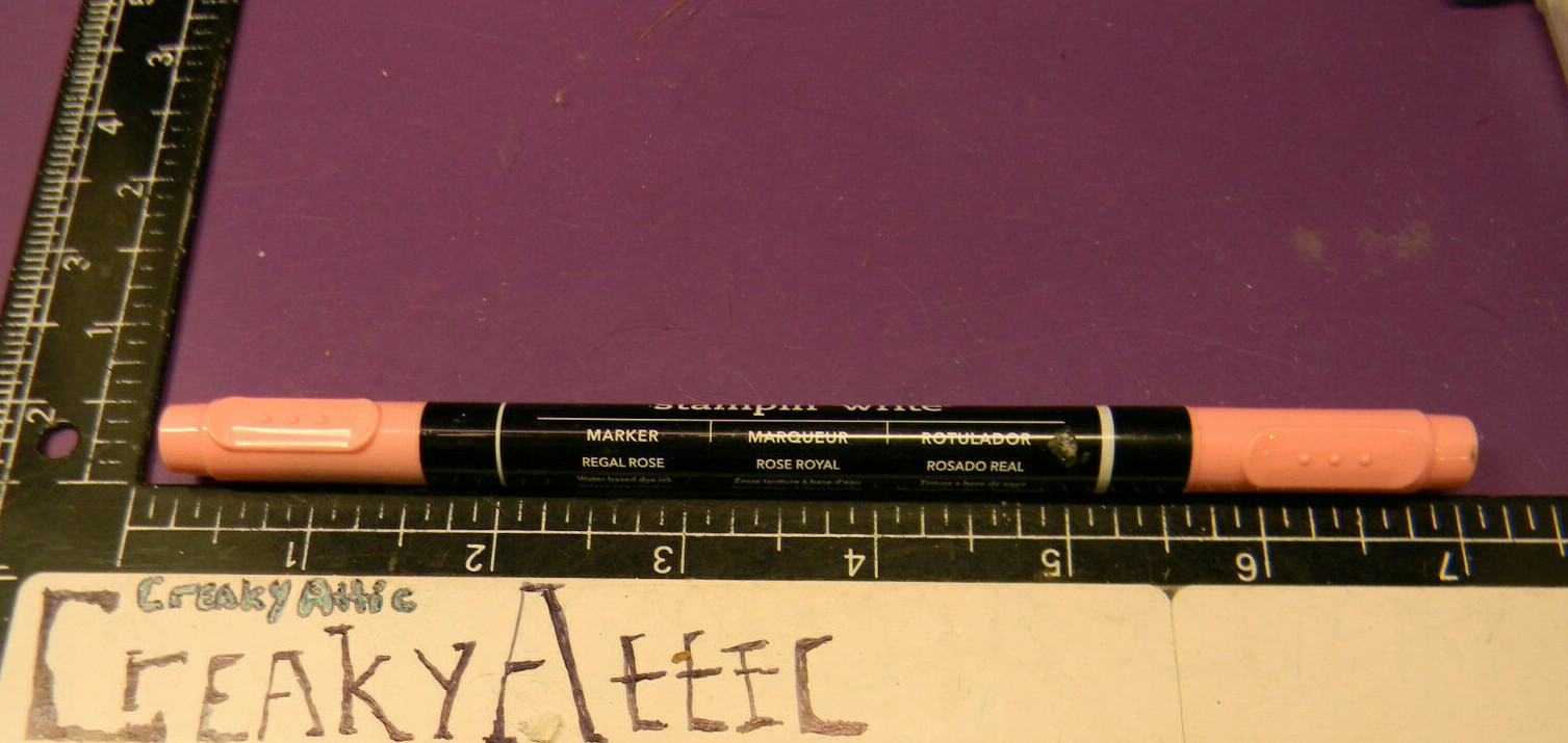 STAMPIN UP REGAL ROSE 1 MARKER DYE WATER BASED INK RETIRED #156 CREAKYATTIC