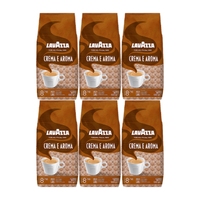 Lavazza Crema E Aroma, 1000G Ganze Bohne 6Er Pack