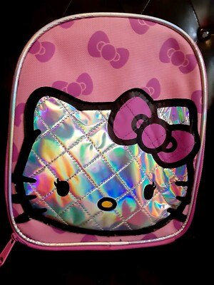 Pink Girl's Sanrio Hello Kitty Insulated lunch bag Cooler School Snack ...