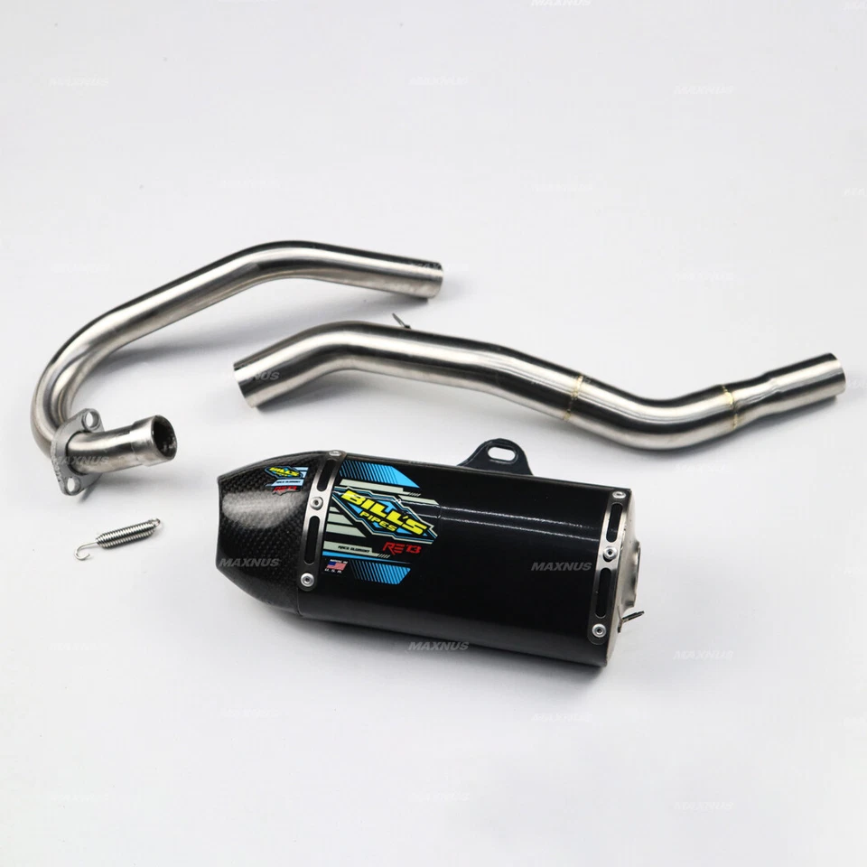 Full System Exhaust Muffer Racing Pipe Bill's Fit For KAWASAKI KLX110L KLX110L - Image 2 of 4