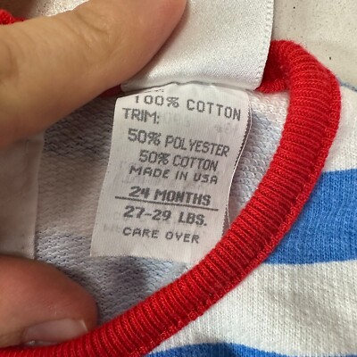 Vintage Christian Dior Baby Dior 24 Months Bubble Romper One
