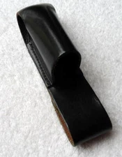 JAY-PEE BLACK LEATHER HOLSTER POUCH HOLDER POLICE MILITARY SECURITY