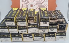 Sylvania Vintage Electronic Vacuum Tube Tubes Amplifier Radios NOS Lot Of 19