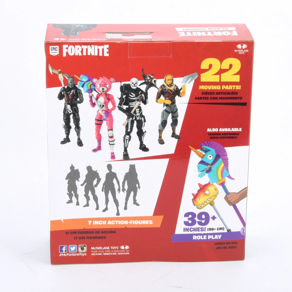 7-дюймовая экшн-фигурка Fortnite Black Knight с аксессуарами и оружием игрушки НОВАЯ упаковка - Изображение 2 из 3