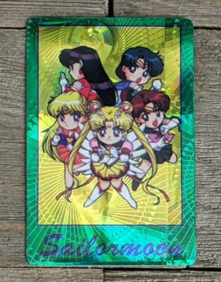 Vintage Sailor Moon Holographic Sticker Trading Card - Sailor Scouts #5 |  eBay