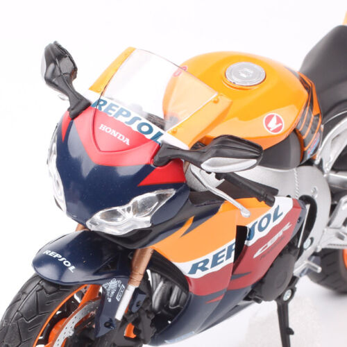 1:12 Automaxx Honda CBR1000RR CRB Repsol Fireblade Motorcycle Model Bike Orange - Picture 9 of 12