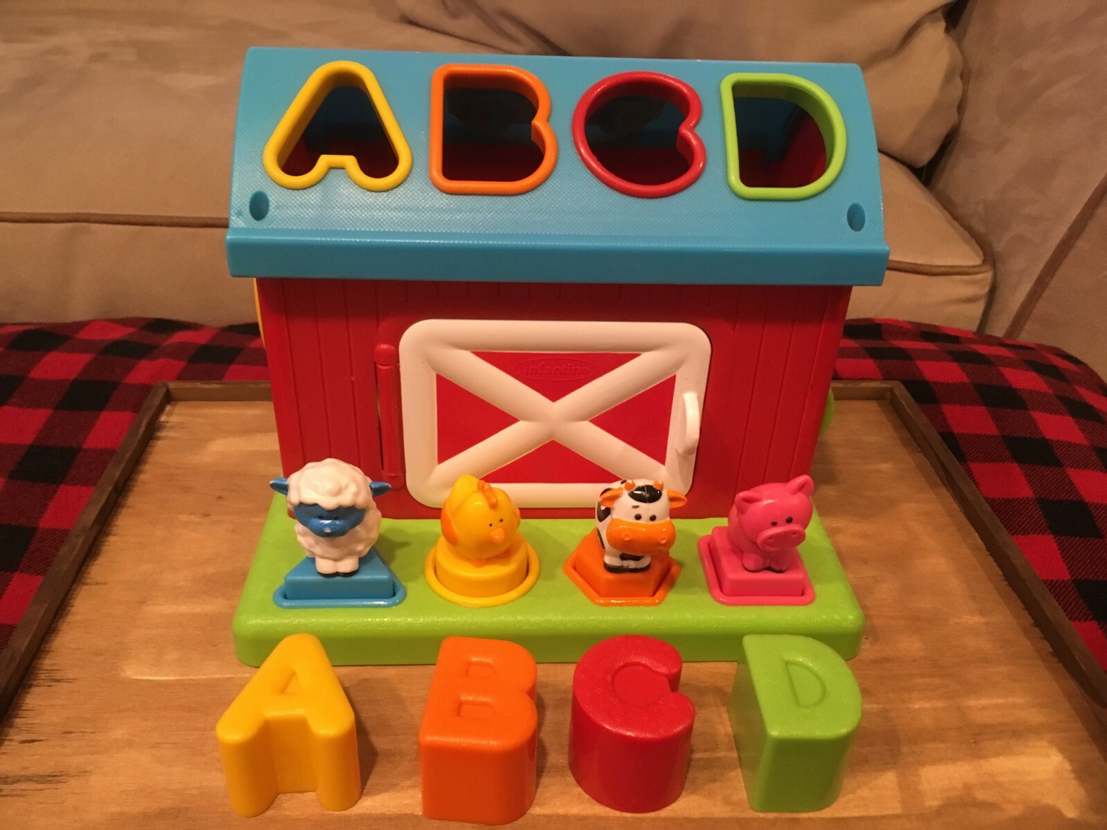 infantino barn shape sorter