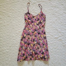 GAP Multicolor Floral Cami Sleeveless Smocked Fit & Flare Dress Womens S