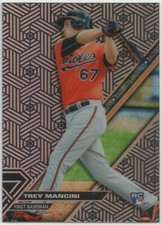 2017 Topps High Tek Baseball ~ TREY MANCINI Blackout Parallel HT-TM RC Orioles