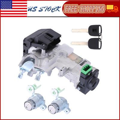 For Honda CR-V 2002-2006 Complete Set Ignition Switch Cylinder Door Lock & Keys