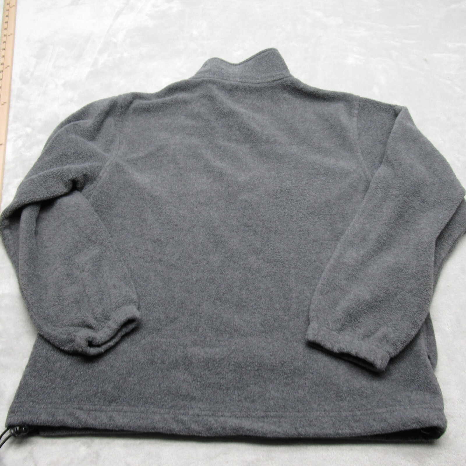 Home Depot Employee Sweatshirt Womens Small Gray Pockets Fleece 1/4 Zip Colorado