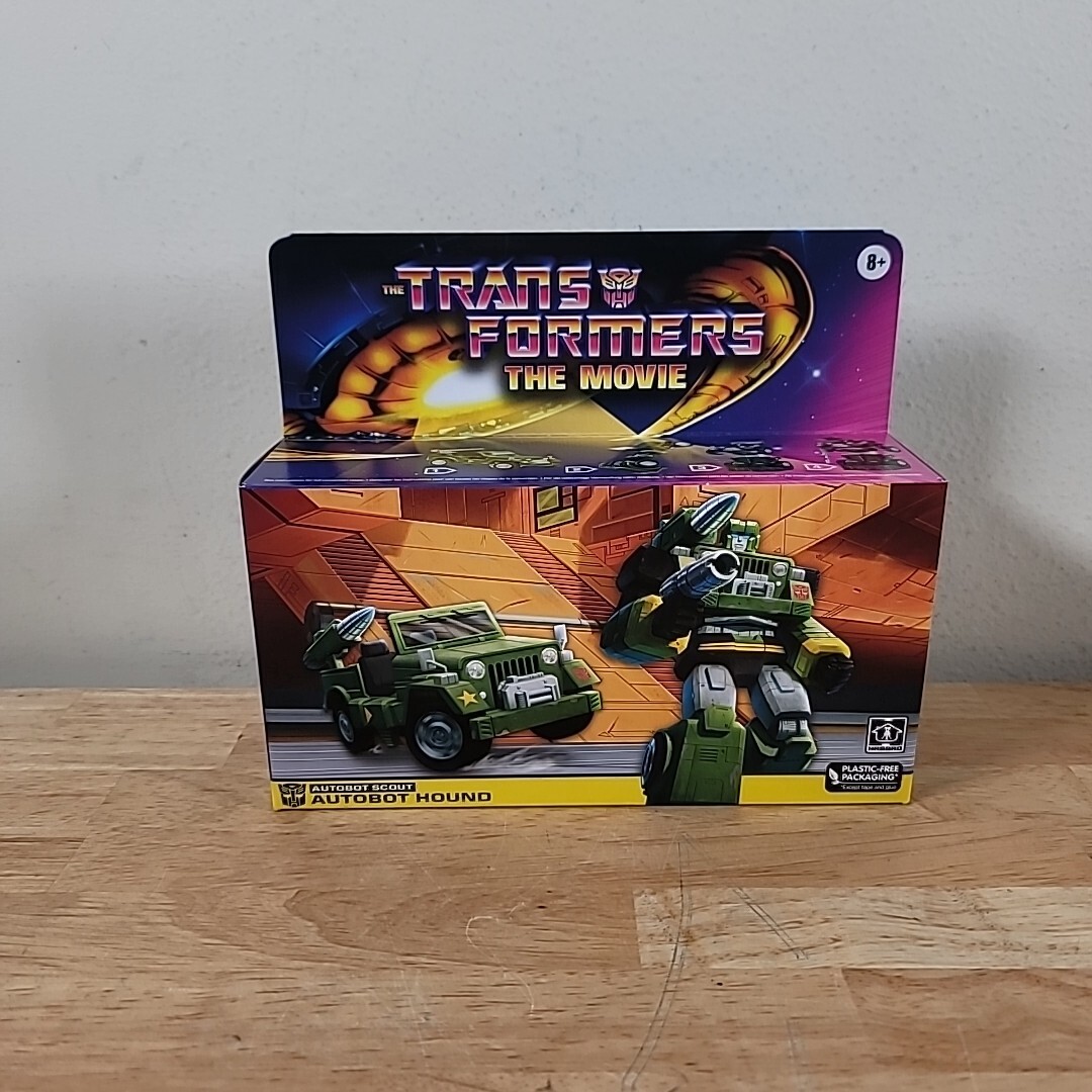 Transformers The Movie Retro G1 Reissue Autobot Hound Hasbro JEEP NIB