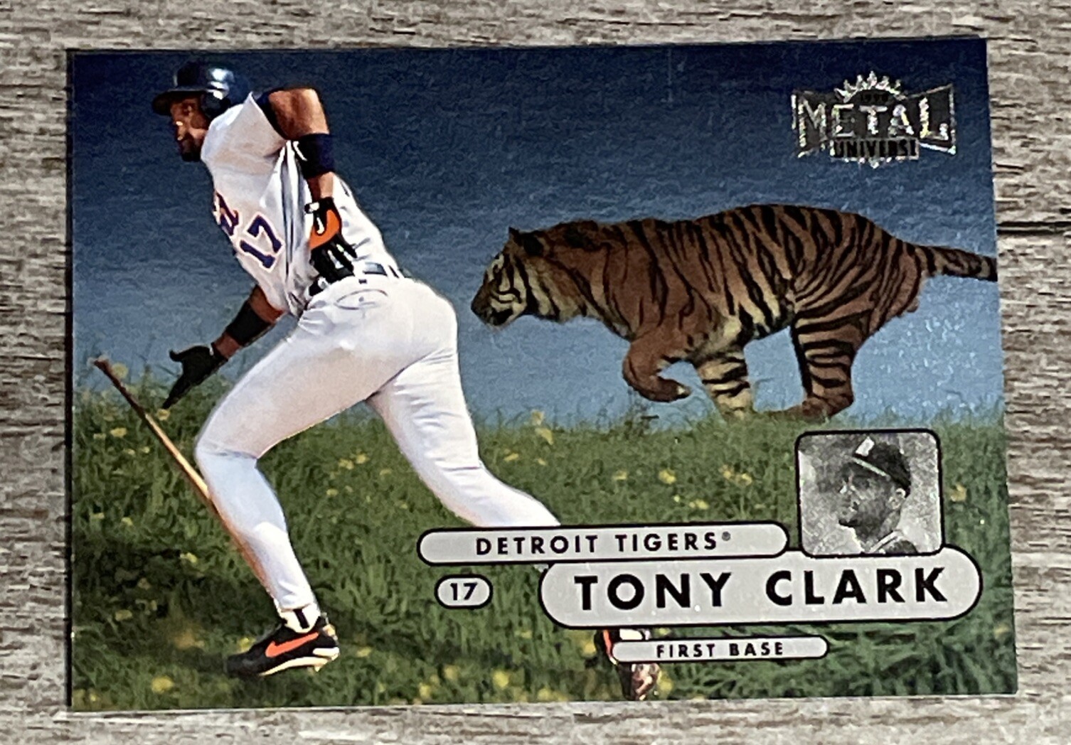 Tony Clark 1998 Metal Universe Tigers #184  *F382*