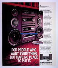 Panasonic SC-CH9  AV Receiver Speakers 1990 Print Magazine Ad Poster ADVERT