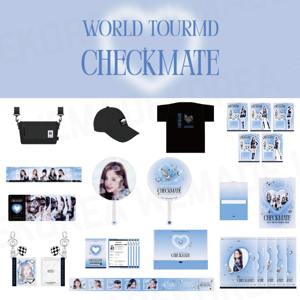 Itzy the 1st world tour checkmate official merchandise authentic k-pop goods