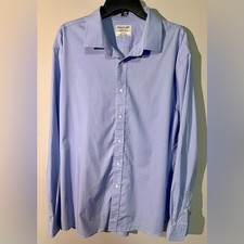 Haggar Blue Dress Shirt Classic Style