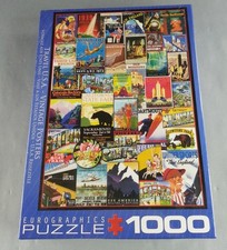 NEW SEALED Travel USA Vintage Posters 1000 Piece Jigsaw Puzzle