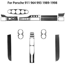 26pcs Real Carbon Fiber Kits Full Interior Trim For Porsche 911 964 993 1989-98