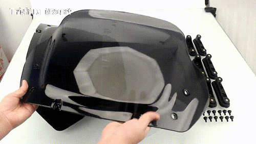 14" Windscreen Windshield Screen For Harley Street Glide CVO/SE FLTRXSE 2023 24 - Imagen 21 de 24