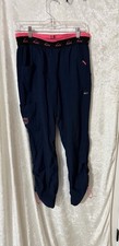 Koi Lite S Petite Navy Spirit Womens Scrub Pants Stretch Wrinkle-Free