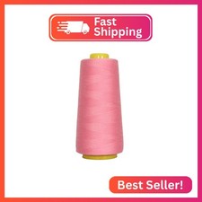 Threadart Serger Thread - Polyester Sewing - 2750 Yard Cone 40/2 - Dusty Pink