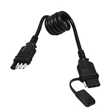 4 Pin Trailer Plug Extender Trailer Wire Extension Harness 4Pin-2.3Ft/28inch