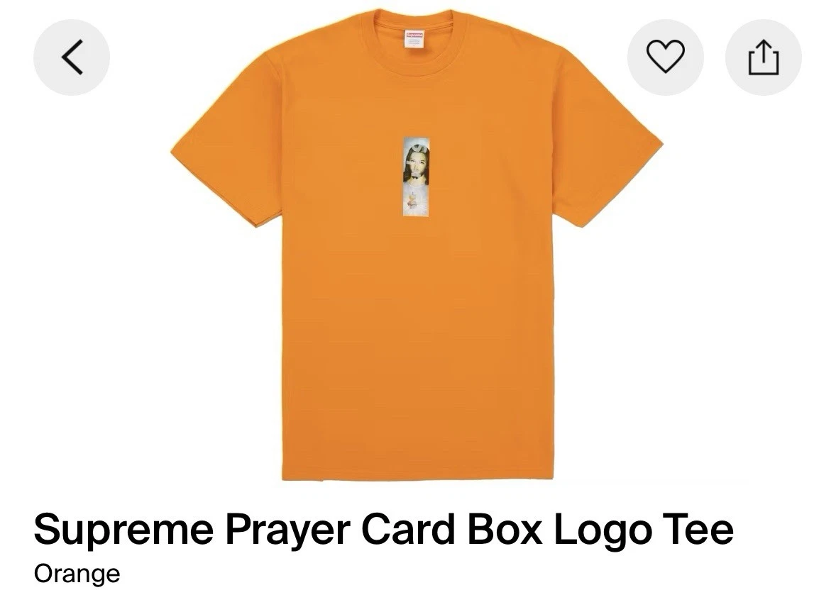 クウォーター supreme シュプリーム ラガーシャツ オレンジ