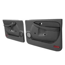 Pair of Inner Door Panel For CHEVY SILVERADO GMC SIERRA 1999-2006 Dark Pewter