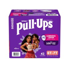 4 boxes Huggies Girls Pull-Ups 6t 7t- 42 Count- 52.99 per box- FREE SHIPPING