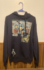 Men's Star Wars Pullover Graphic Sweatshirt - Navy Blue S