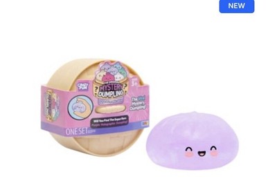 NEW SEALED Crazy Fun  Mystery Purple Ribbon Squishy Bun Set (Styles May Vary)