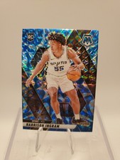 HARRISON INGRAM SPURS 2024-25 PANINI MOSAIC BLUE REACTIVE MOSAIC PRIZM RC 244 