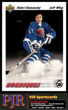 Valeri Kamensky 1991-92 Upper Deck #273 Quebec Nordiques Rookie