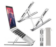 Aluminum Alloy Laptop Holder Stand Adjustable Foldable Portable