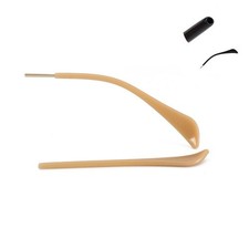 2 Pairs Eyeglass End Tips Ear Sock Pieces Tube Eyewear Anti-Slip Plastic Ceme...