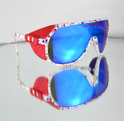 #ad #ad RARE Pit Viper quot;The Merikaquot; Grand Prix Aviator Sunglasses Red White Blue America $39.99