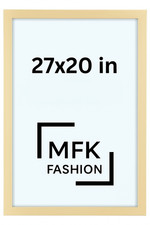 27x20inch Gold MDF Picture Frame | Wall Hanging Photo Poster Frame | MFK Fashion