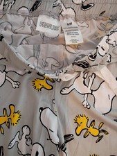 Peanuts Snoopy All Over Print Pajama Pants Small New Without Tags