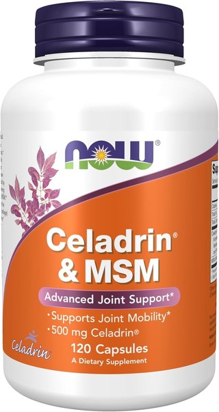 Now Foods, Celadrim & Msm 500Mg Knochen Gelenken 120 Kapseln Super Preis-image