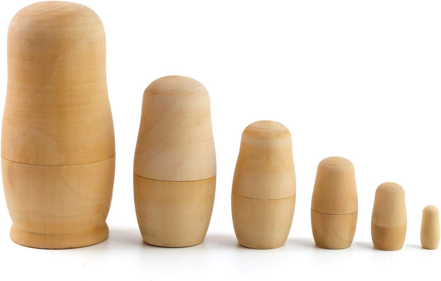 Diy Kids Blank Nesting Dolls Unpainted