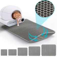 Large Size Cat Litter Mat Waterproof Pet Toilet Cat Litter Trapping Mat Non