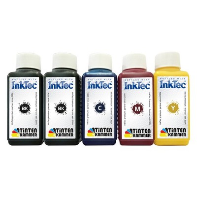 InkTec Druckertinte Refill für Canon PIXMA TS705a - 5x 250 ml