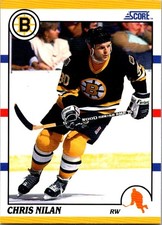 1990-91 Score Traded - Chris Nilan- #22T