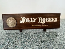 Vintage Jolly Roger’s Fashion By Sebago Wood Sales Display 9 Inch Zodiac Sign