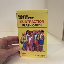 Golden Step Ahead Flash Cards - United States 1985