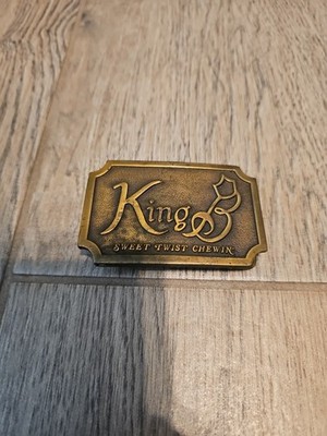 King B Sweet Twist Chewin chewing Tobacco... Extremely Rare Vintage Belt Buckle
