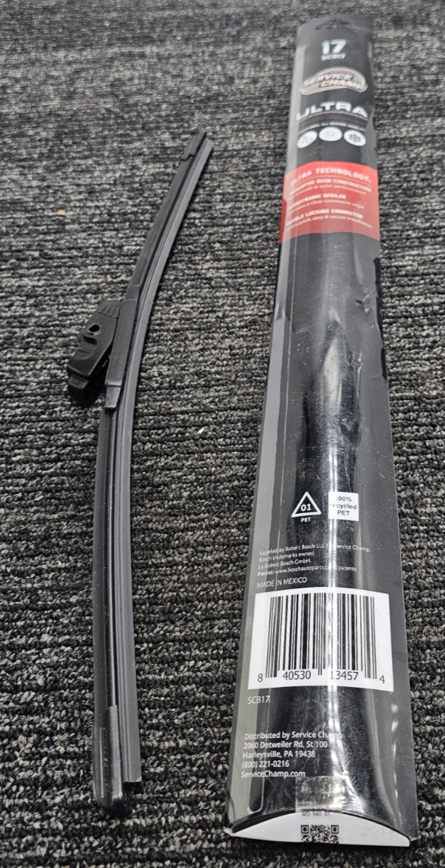 QTY 4 Bosch Service Champ SCB17 17 Wiper Blade Ultra Patented Beam Blade