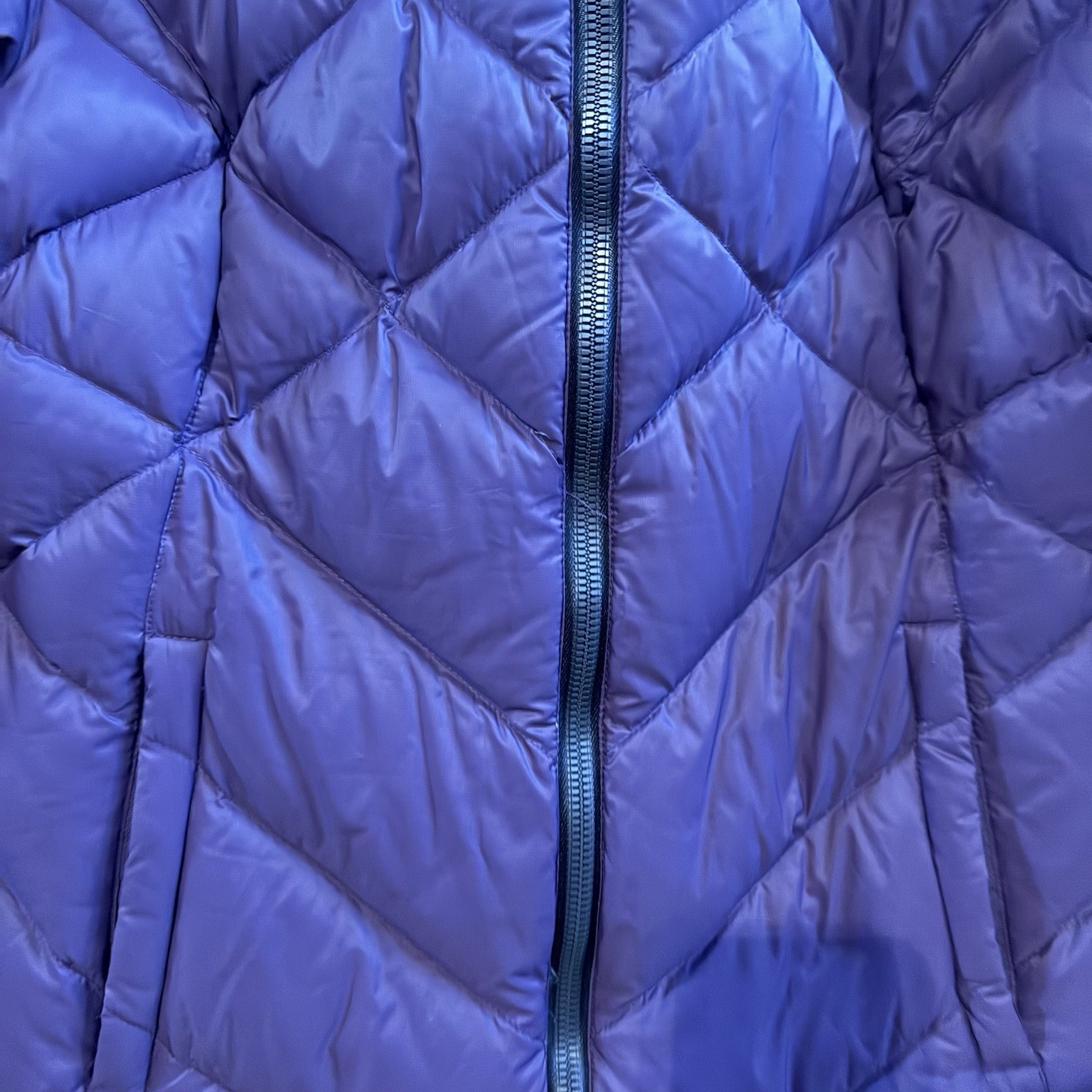 Crane Performance Purple Down/feather Puffer Jack… - image 3